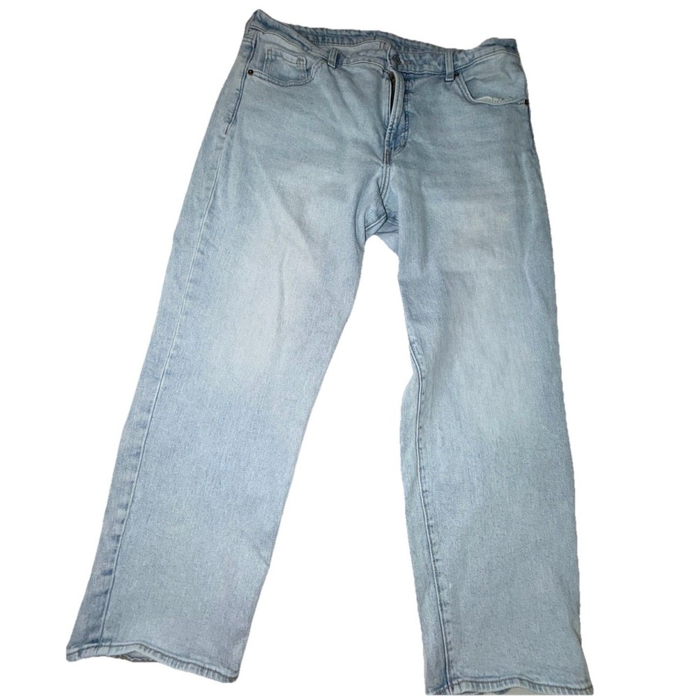 Old Navy OG Straight Jeans Size 18 Light Wash Mid Rise Straight Leg Denim
